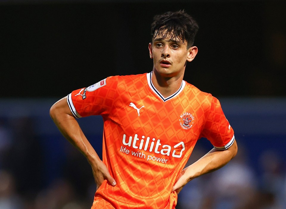 Charlie Patino spent last season on loan at Blackpool