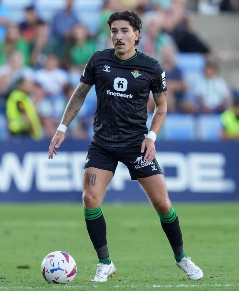 Bellerin joined Real Betis in the summer on a five-year deal