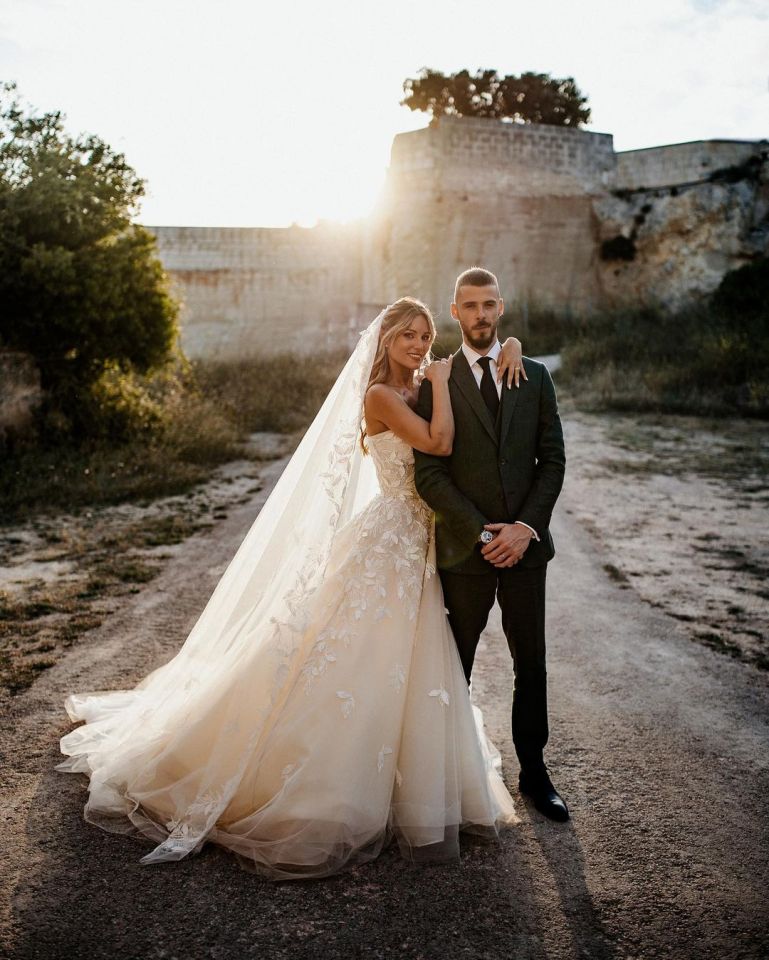 David De Gea got married to pop star Edurne Garcia this summer