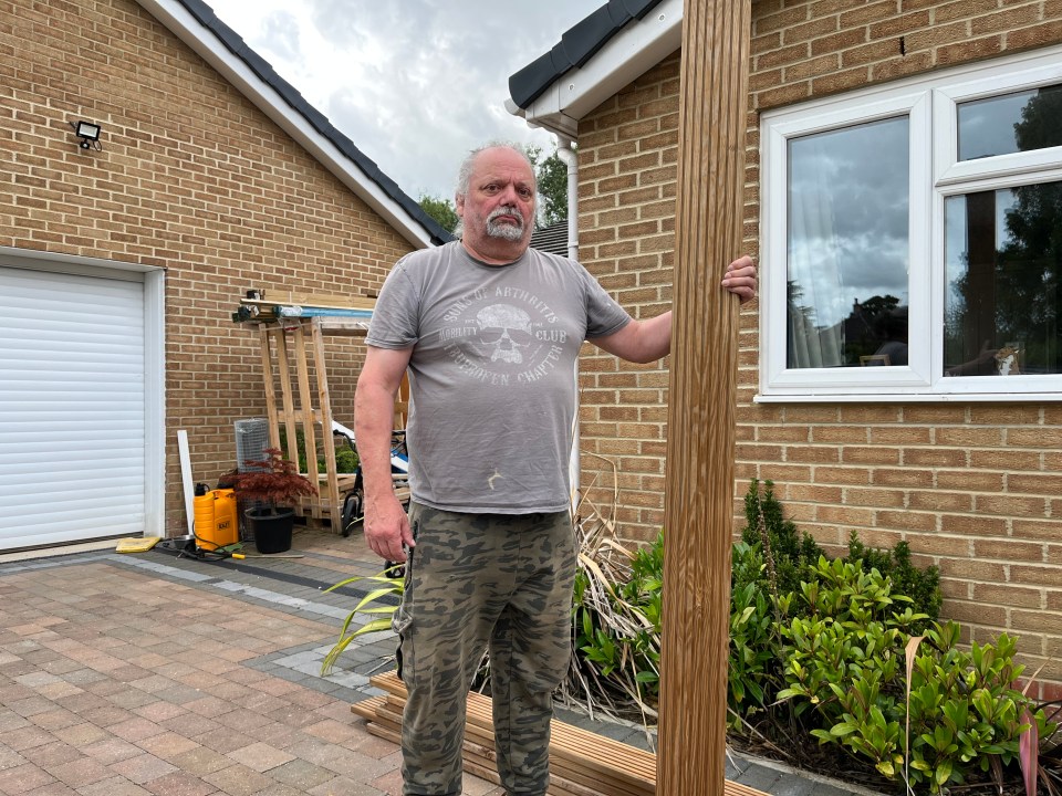 Peter Chapman claims BBC's DIY SOS ended up making his home worse