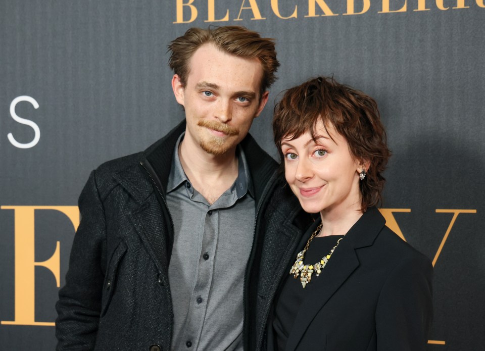 Allisyn and Dylan pictured at the premiere of Blackberry earlier this year