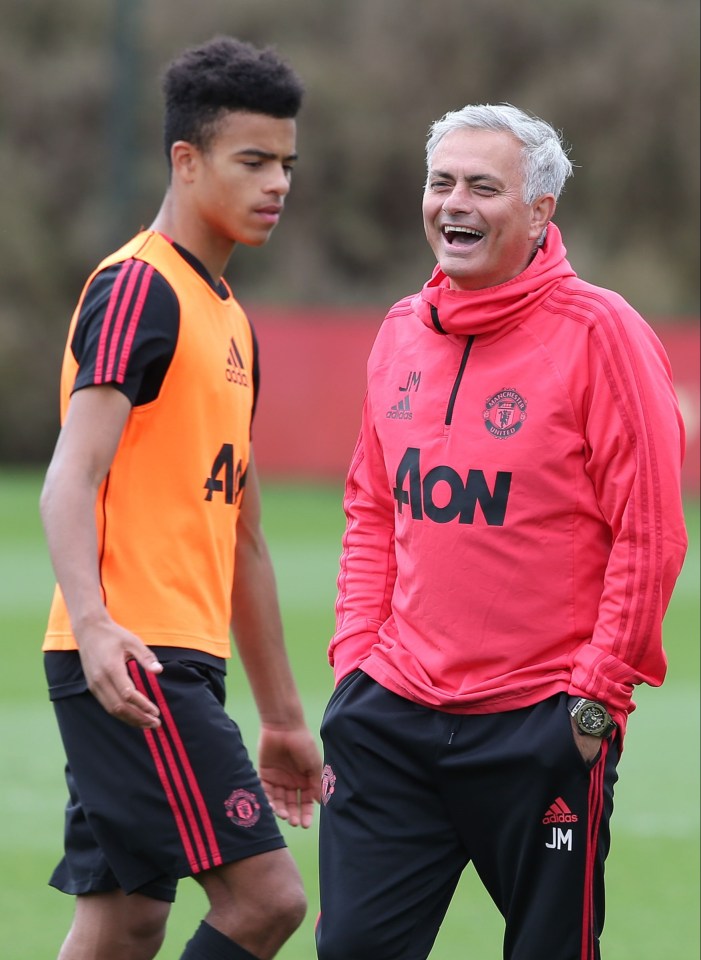 Mourinho brought Greenwood into the United first team in summer 2018