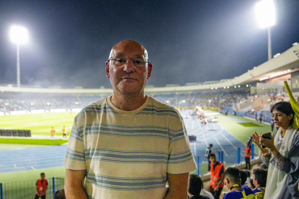 Sun man Nick Parker went to the stadium to see the new league