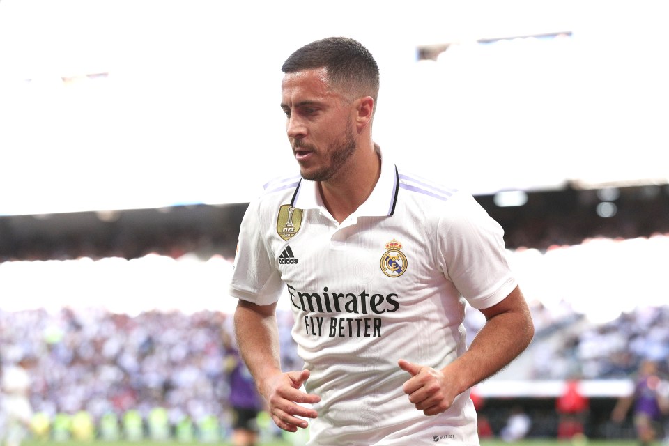 Eden Hazard scored just seven goals for Real Madrid