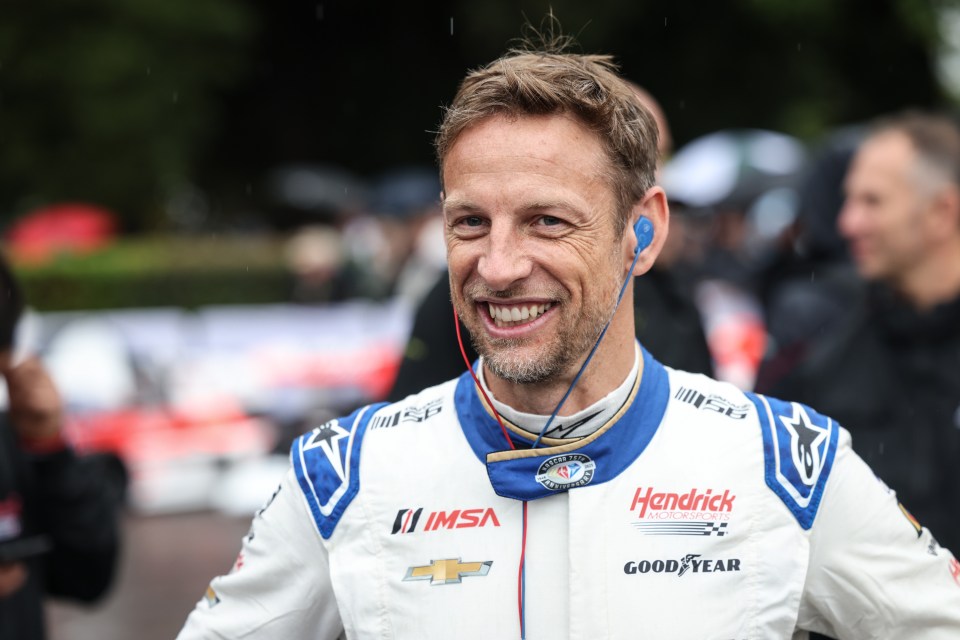 Button, 43, retired from Formula 1 racing in 2017