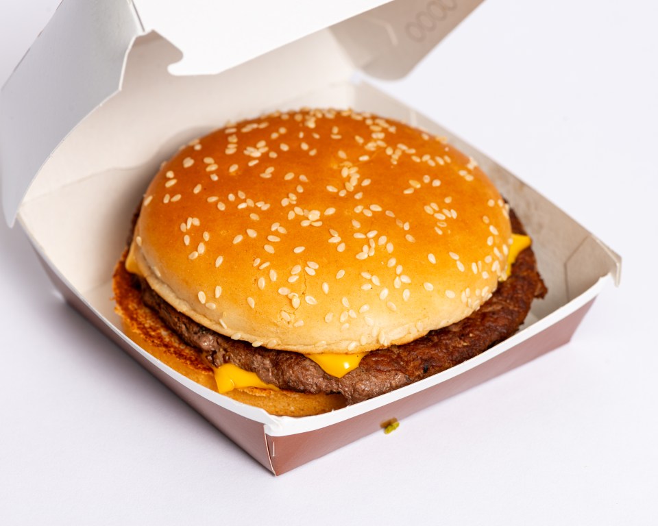 The BBQ version of the Quarter Pounder burger scored a three out of five in our taste test