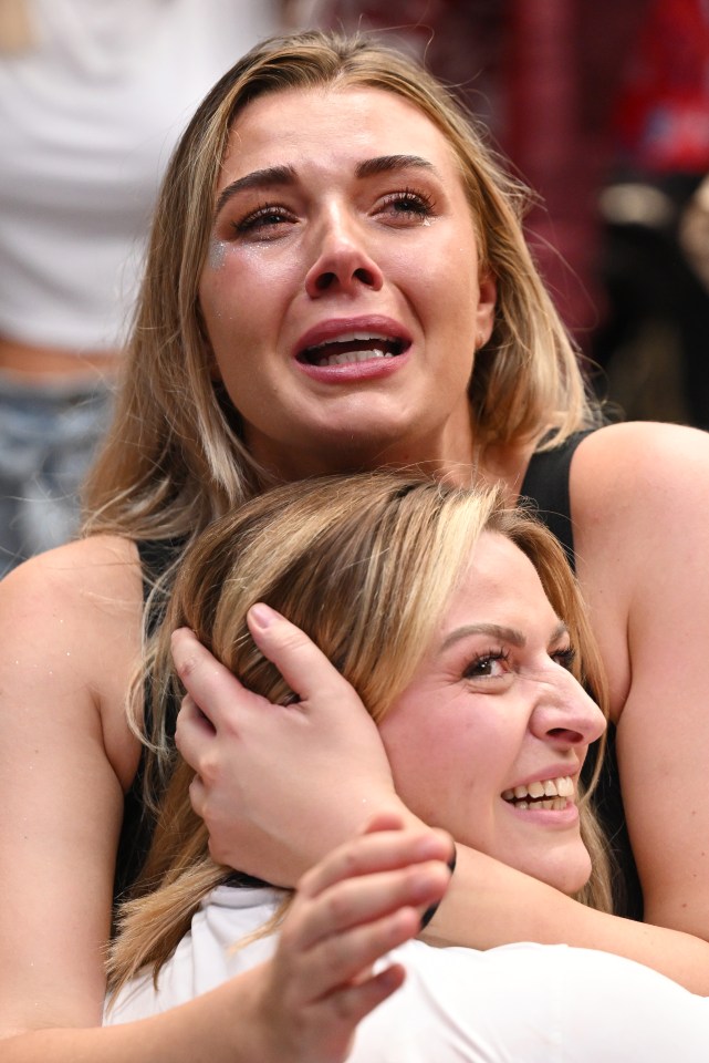 It was tears of joy for England fans