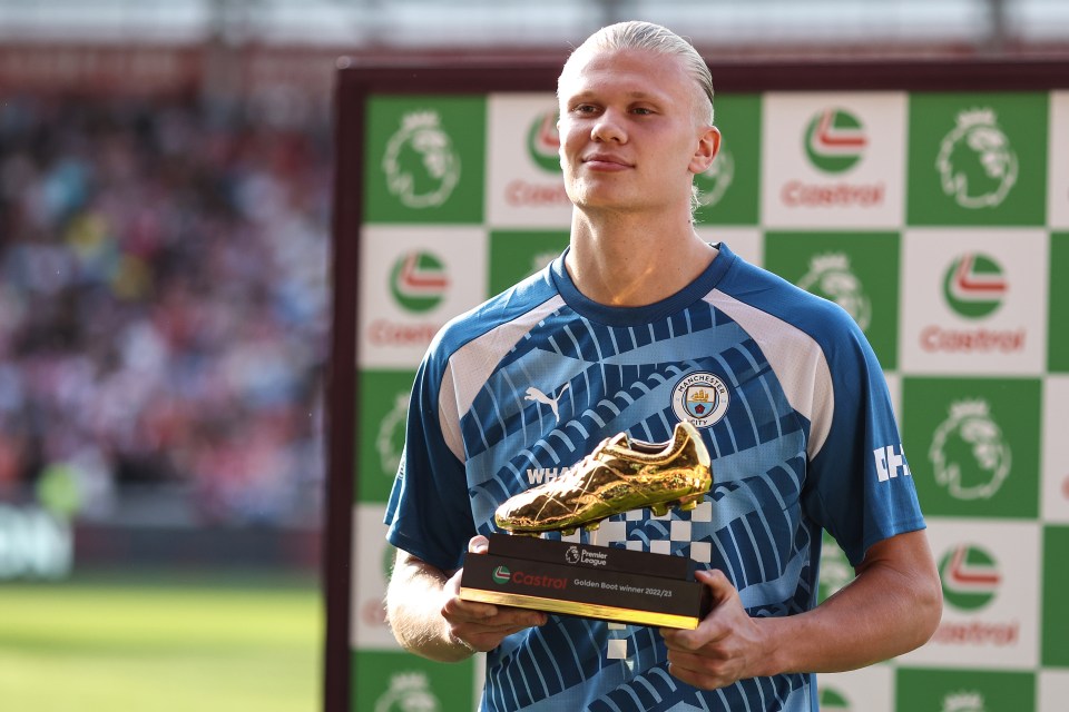 Erling Haaland won the Golden Boot in his first official Premier League season