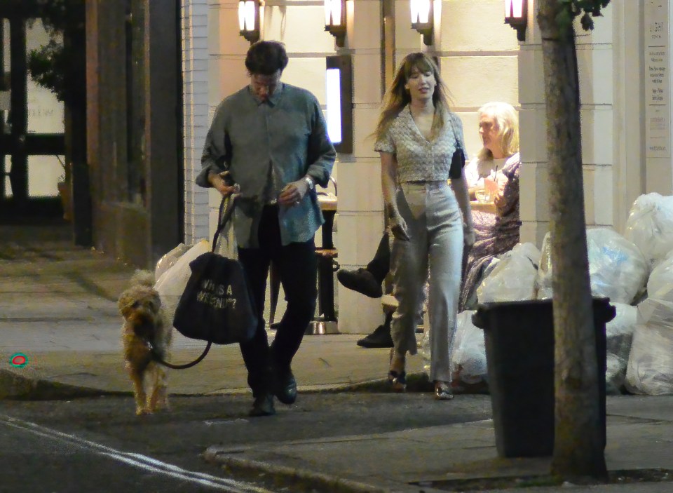 Matt and Lili were spotted spending time together in London walking his dog