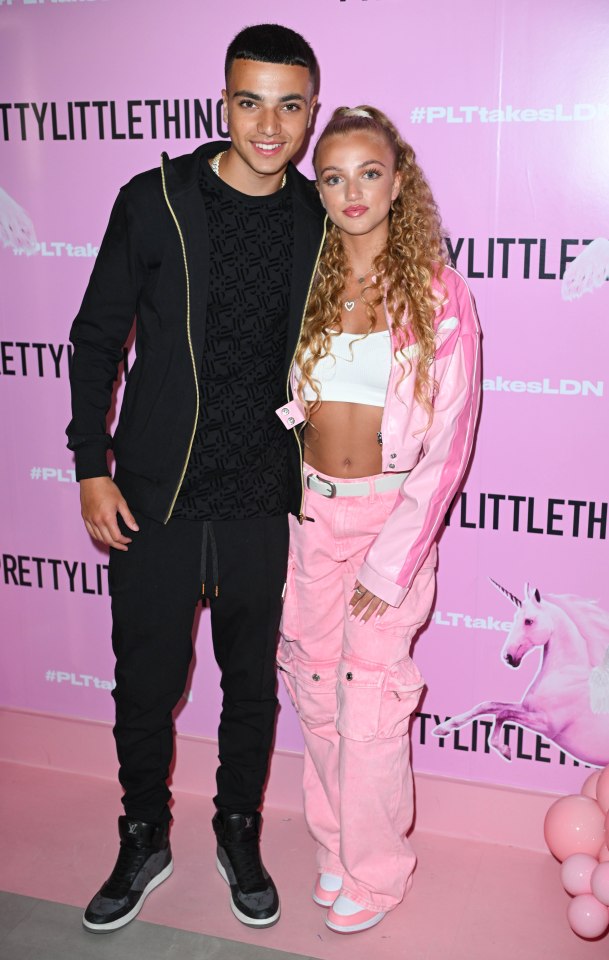 Katie Price and Peter Andre’s children Princess and Junior Andre looked just like their famous parents as they attended a celeb party