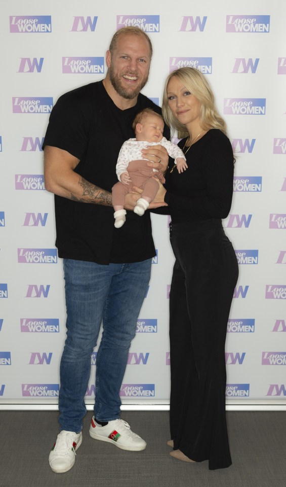 Chloe shares her tot - who turns one this month - with husband James Haskell