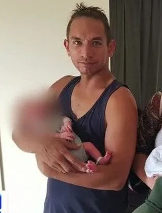 Dad Wayne Godinet, 34, heroically ran back inside to try and save his children