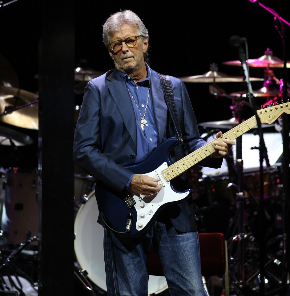 Eric Clapton will be showing his support for Robert F Kennedy Jr's campaign