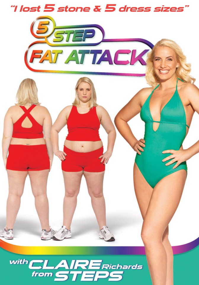 Claire dropped five dress sizes for her fitness DVD