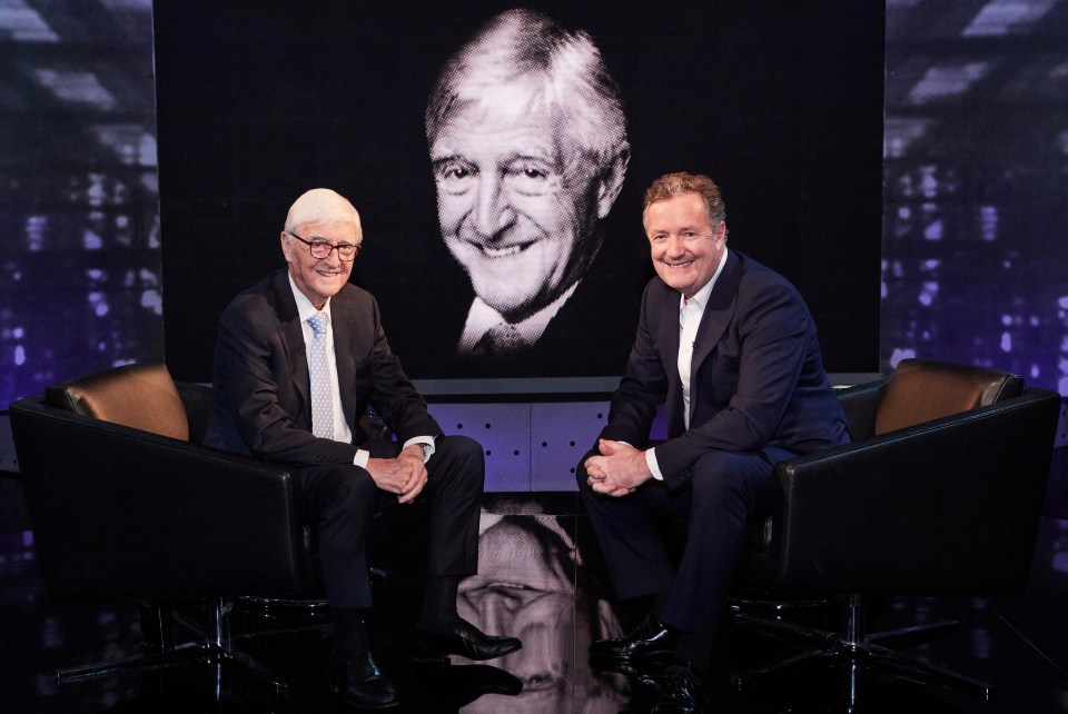 Sun columnist Piers Morgan recalls interviewing his hero Michael Parkinson