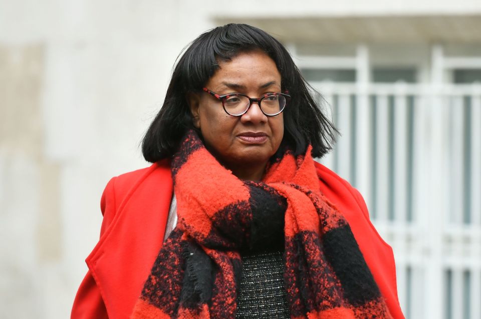 Former shadow home secretary Diane Abbott has been slammed for tweeting about a migrant tragedy