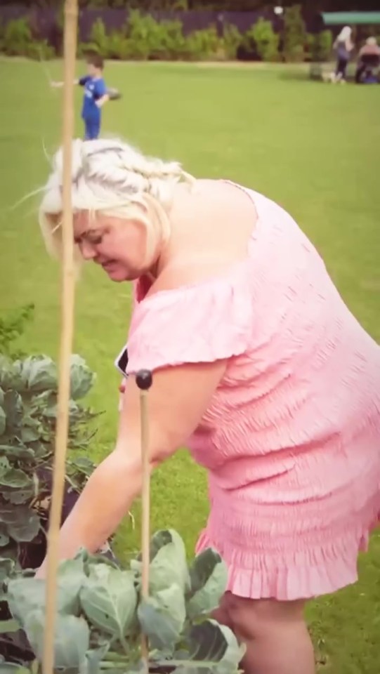 Gemma Collins has shown off her huge garden as big as a park while welcoming new arrivals to her £2million Essex mansion