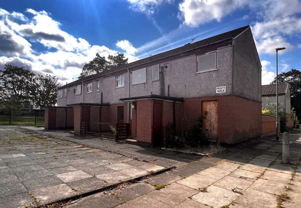 Some properties have been renovated but other work has been abandoned