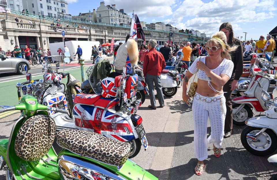 Sun seekers are expected to pack out Brighton sea front as they did yesterday