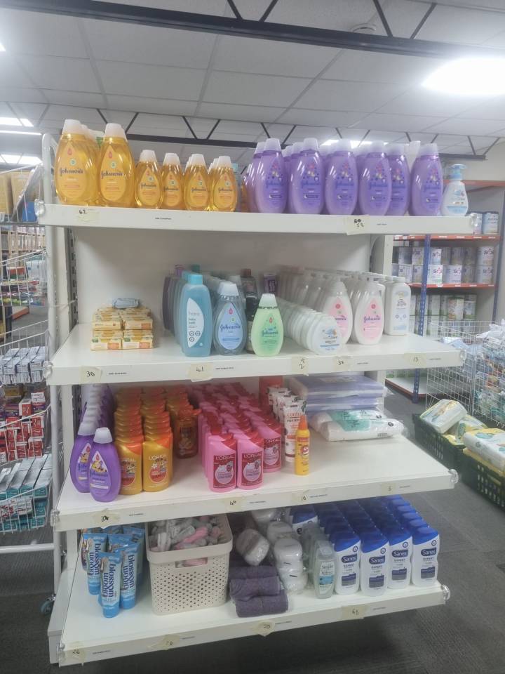 Sebby's Corner is set out to feel like a shop and offers toiletries to struggling parents