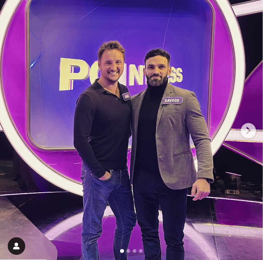 He reunited with his co-star on Pointless