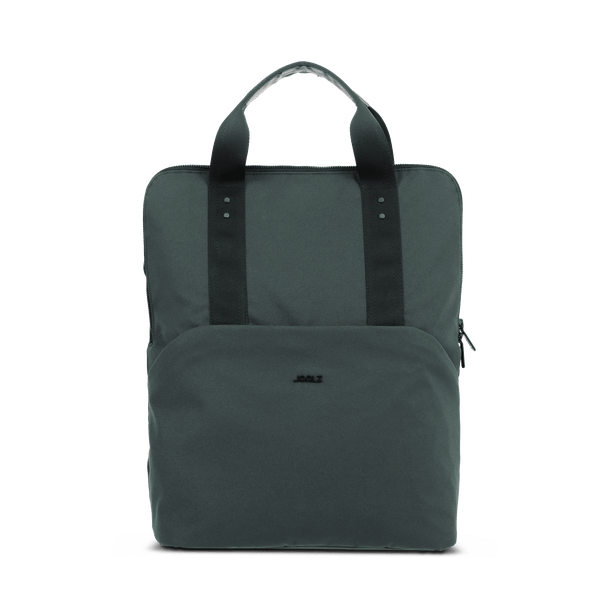 Dark gray JOLT backpack with top handles.