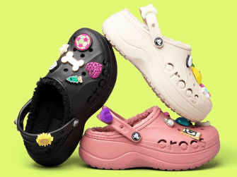 You can also buy charms to accessorise your Crocs.