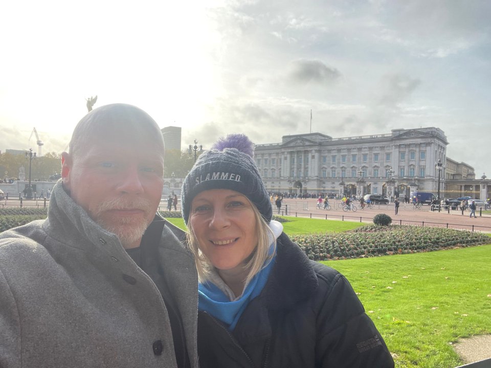 The couple also took their first trip to London after their £1m win