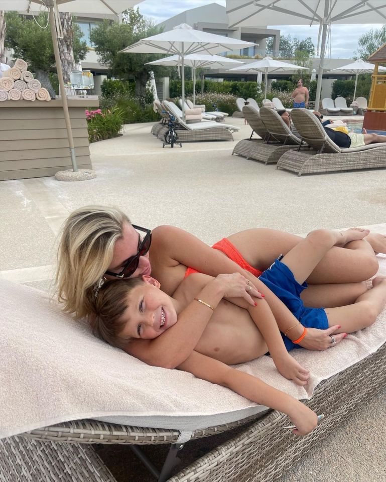 Billie Faiers has shared some snap shots of her luxury holiday to Greece