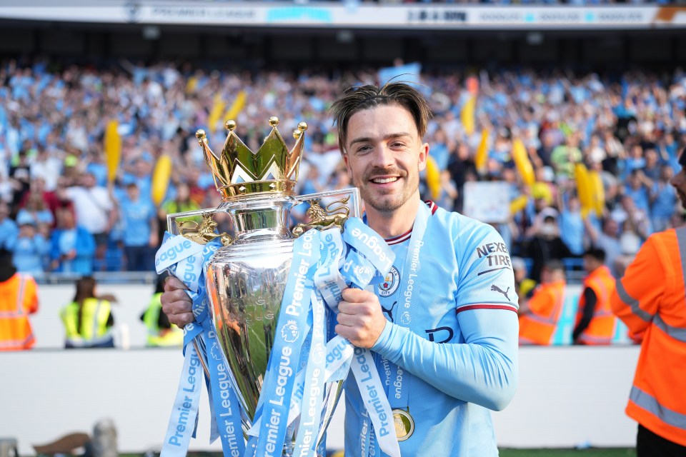 The 27-year-old midfielder also celebrated the Prem win