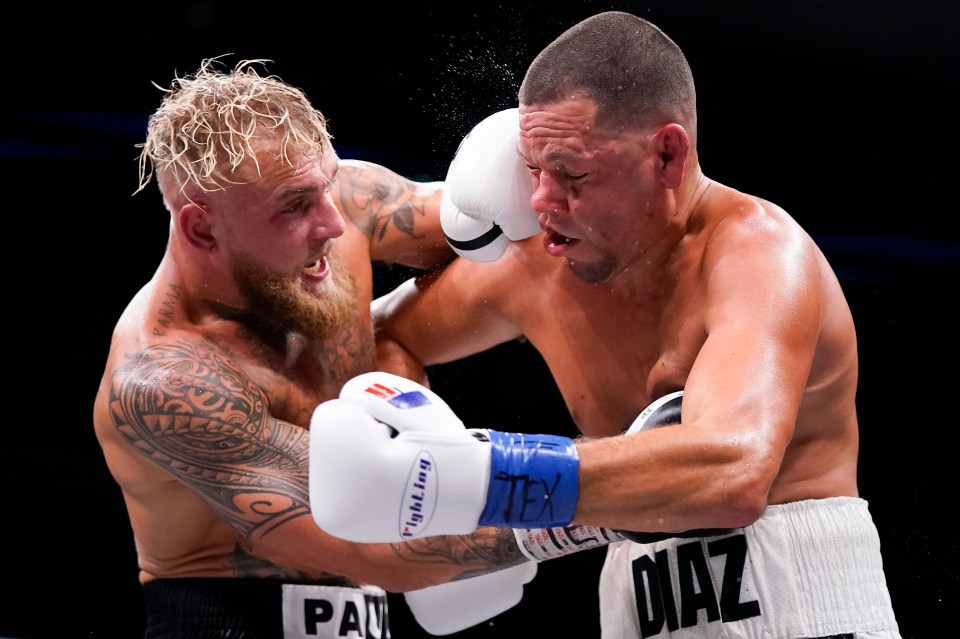 Jake Paul beat Nate Diaz on points