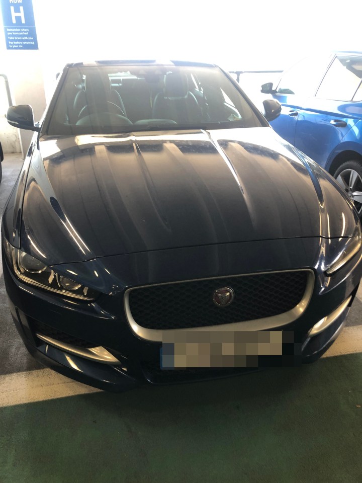 Joanne Hussey has photos showing her Jaguar XE before she set off abroad