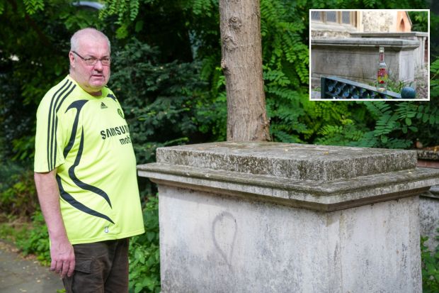 Locals say a churchyard is being used by revellers for sex and drinking