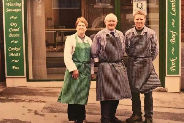 A popular Derbyshire butchers is closing down