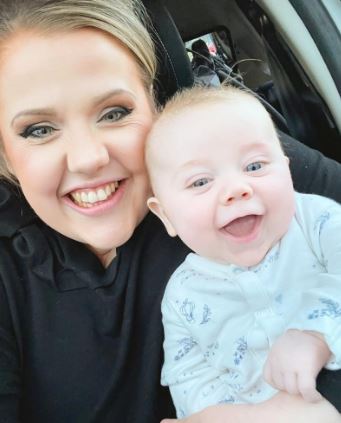 Mum Caroline Gee, from Scotland, with little Alfie