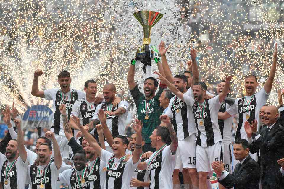 He won a remarkable ten Serie A titles with Juventus