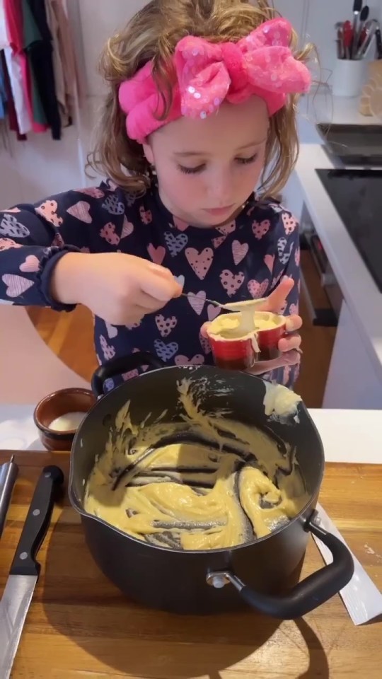 Katie Price has been mum-shamed after sharing a sweet video of youngest daughter Bunny baking