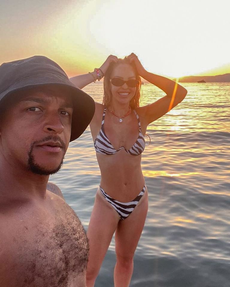 Katie Piper wowed fans in a bikini snap as she posed with her husband Richard on holiday