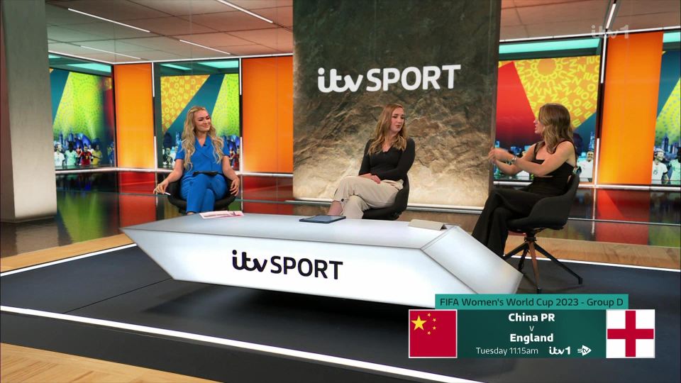 Woods was joined by pundits Siobhan Chamberlain and Karen Carney