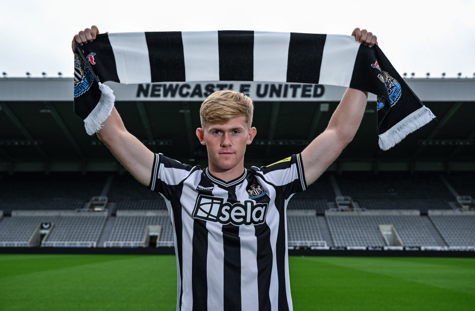 Lewis Hall has confirmed his transfer to Newcastle