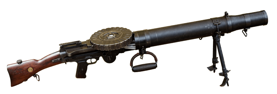 A massive hunt is underway after a 100-year-old machine gun was stolen from an army HQ (stock)