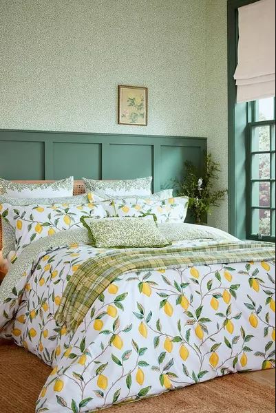 Morris & Co lemon tree double duvet cover from Debenhams