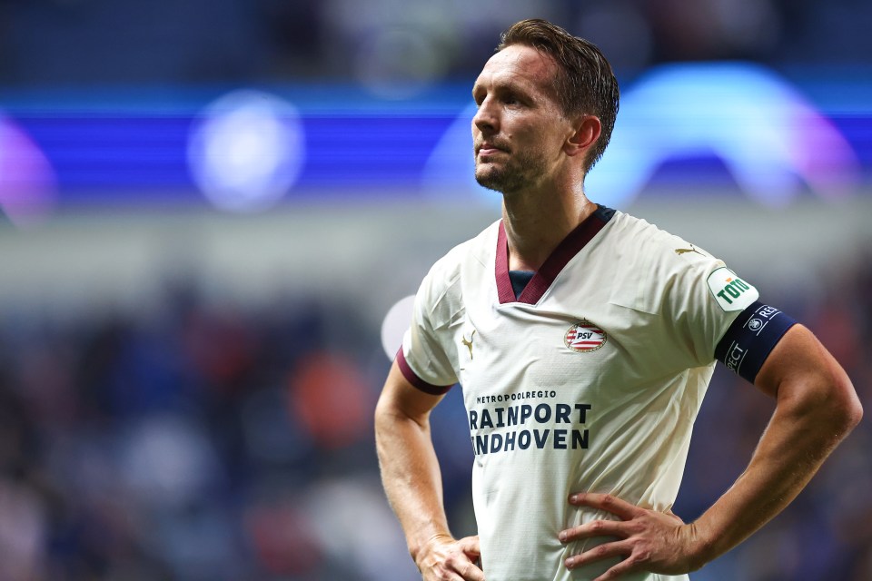 Luuk de Jong went in at half-time frustrated