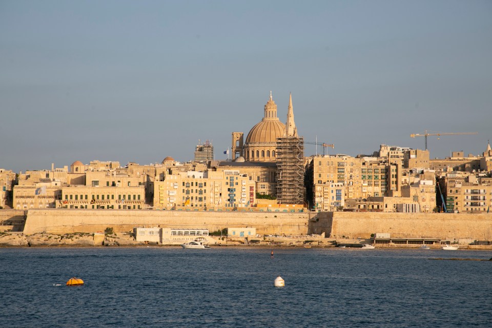 The beautiful coastline of Malta