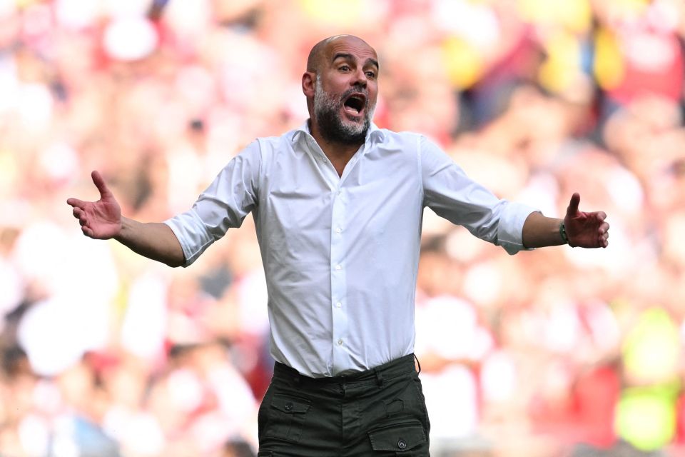 Man City boss Pep Guardiola shows the passion of the curtain-raiser