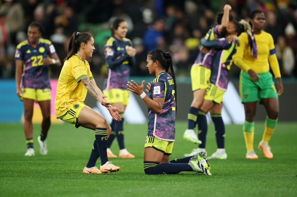 Colombia beat Jamaica 1-0 in the World Cup round of 16