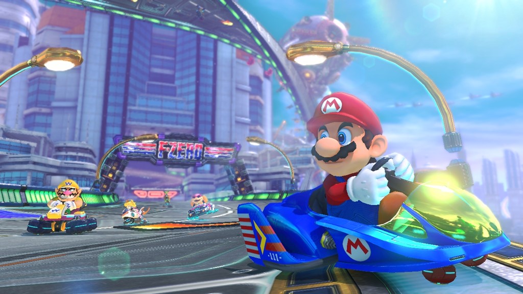 Mario Kart 8 Deluxe has a massive 96 courses to play.