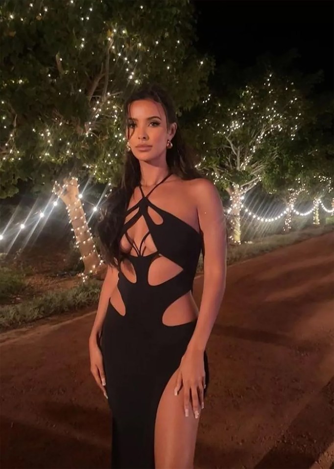 Love Island host Maya Jama has posted another snap of herself in an outfit that looks very similar to one worn by Kim Kardashian