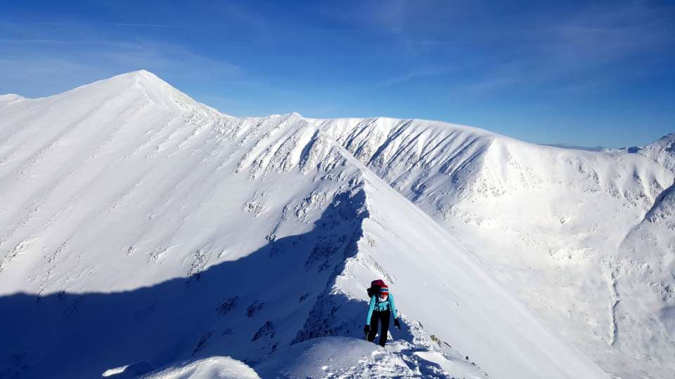 A 66-year-old walker fell 130ft to his death while with his two sons on Carn Mor Dearg in Scotland