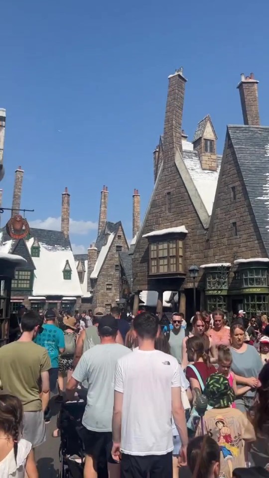 They then headed to The Wizarding World of Harry Potter